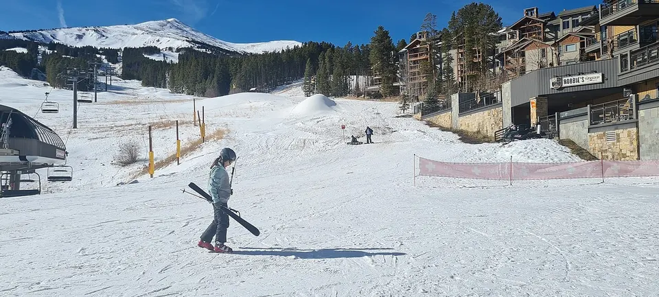 Breckenridge junto a los picos 8 y 9, Colorado.