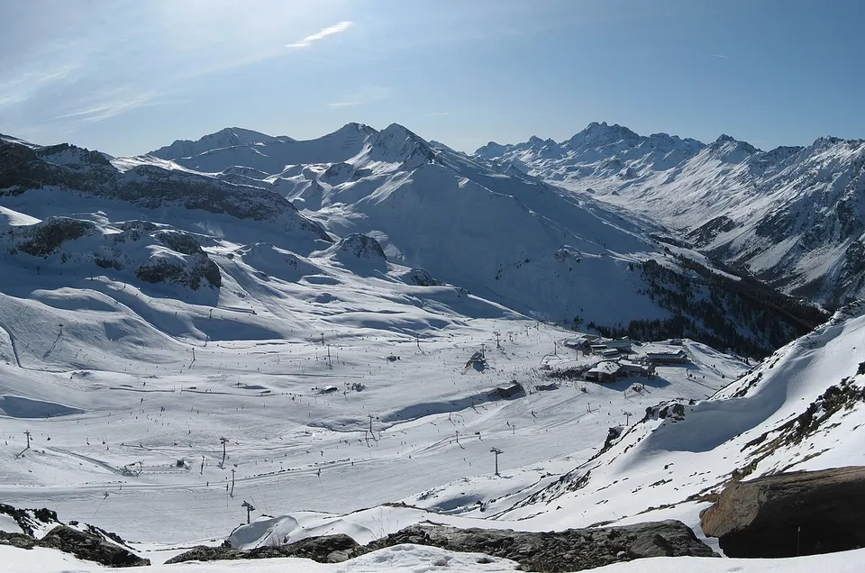 Pistas de Ischgl vistas desde Pardatschgrat.